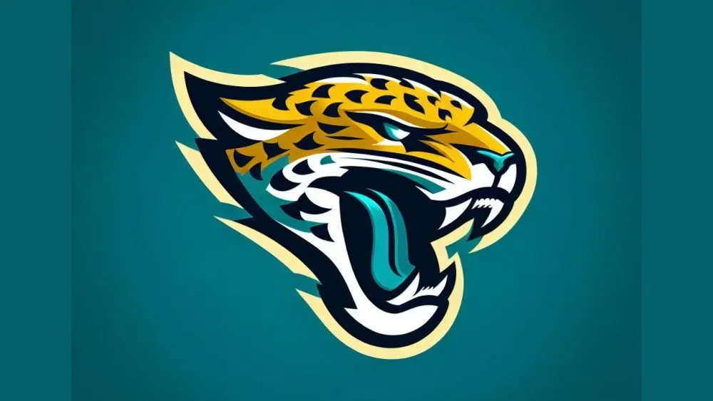 Jacksonville Jaguars head logo isolated