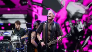 The Offspring perform at the When We Were Young festival in Las Vegas^ Nevada on 21 October 2023.