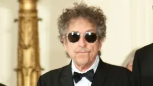 Singer Bob Dylan waits to receive the Presidential Medal of Freedom at a ceremony at the White House May 29^ 2012 in Washington^ D.C. WASHINGTON - MAY 29