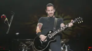 Sully Erna performs with Godsmack at the inaugural Las Rageous music festival in Las Vegas. Las Vegas^ NV/USA – 4/21/17