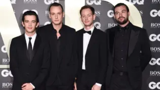 The 1975 arriving for the GQ Men of the Year Awards 2019 in association with Hugo Boss at the Tate Modern^ London. LONDON^ UK. September 03^ 2019