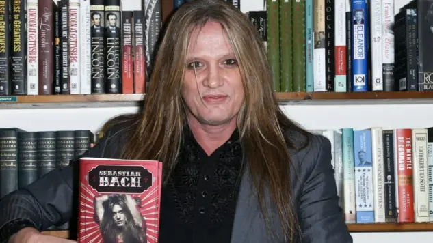 Singer Sebastian Bach signs copies of his book "18 and Life on Skid Row" at Book Revue on December 5^ 2016 in Huntington^ New York.
