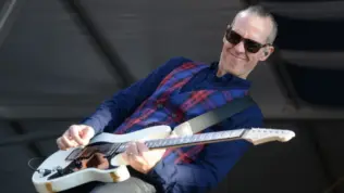Guitarist Tom Dumont performs with his band No Doubt at the New Orleans Jazz and Heritage Festival New Orleans^ LA - May 1^ 2015