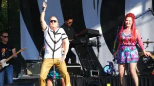 The B-52's perform at Busch Gardens Theme Park on July 11^ 2010 in Willamsburg^ Virginia