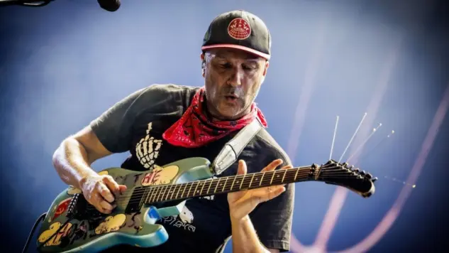 Concert of Tom Morello July 5 2024. Rock Werchter Festival^ Belgium