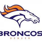 Denver Broncos NFL professional American football team/ logo on white background