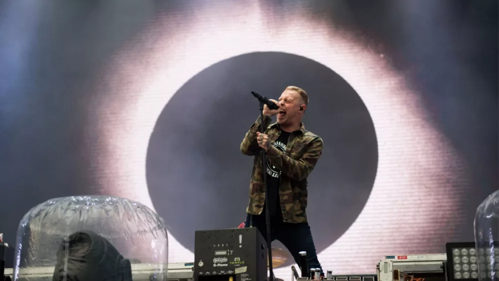 Architects (rock band) perfoming on the main stage of the Electric Castle festival. BONTIDA^ ROMANIA - JULY 15^ 2017