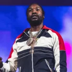 Meek Mill in concert at Little Caesars Arena. Detroit^ Michigan - January 19 2024