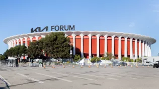 The Kia Forum is an indoor multi-purpose arena featuring the world's biggest stars in music^ as well as sports and other events. November 14^ 2024 - Inglewood^ CA