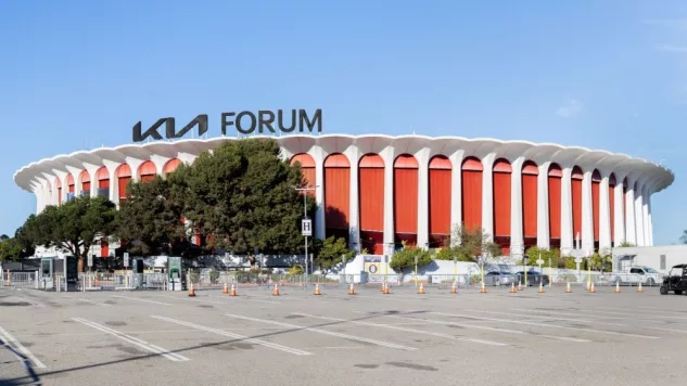 The Kia Forum is an indoor multi-purpose arena featuring the world's biggest stars in music^ as well as sports and other events. November 14^ 2024 - Inglewood^ CA