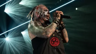 The band Mudvayne performs live at Pine Knob Music Theater Clarkston^ Michigan -USA- August 6^ 2023