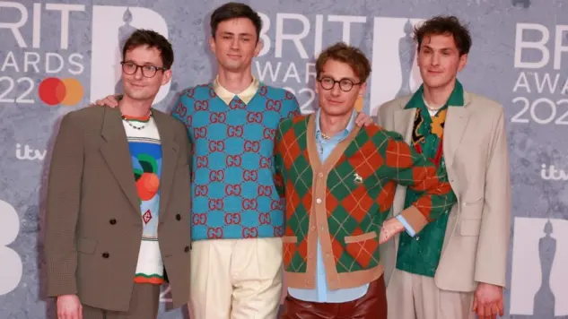 Glass Animals attend The BRIT Awards 2022 at The O2 Arena in London^ England. London^ United Kingdom - February 08^ 2022