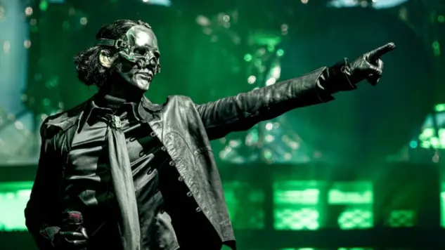 Ghost performs on stage at the Wells Fargo Center during the Skeletour World Tour. Philadelphia^ PA USA - July 19^ 2025