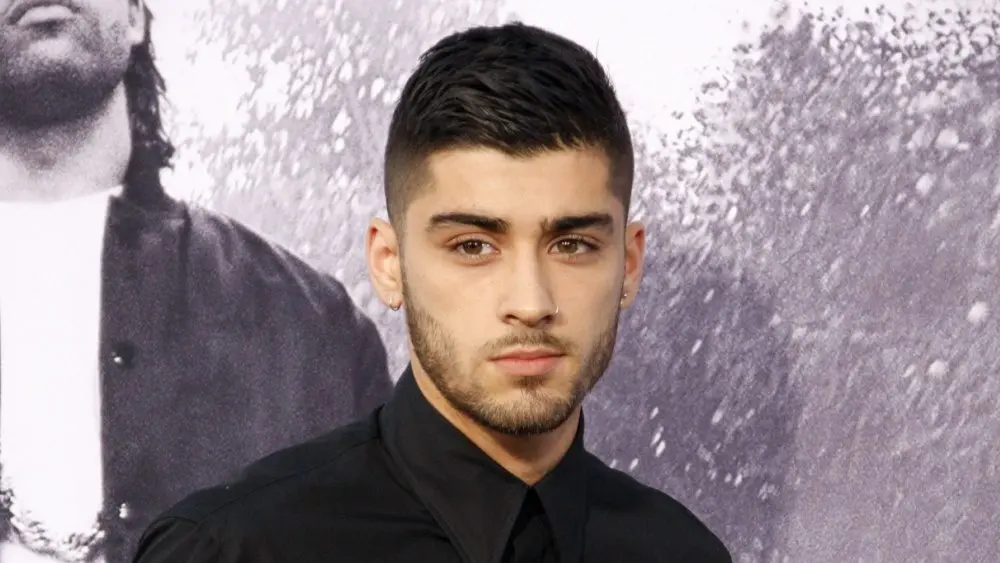 Zayn Malik at the Los Angeles premiere of 'Straight Outta Compton' held at the Microsoft Theatre in Los Angeles^ USA on August 10^ 2015.