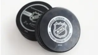 Official licensed hockey puck for NHL^ National hockey league