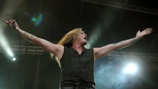 Singer Sebastian Back during show at Rock in Rio in the city of Rio de Janeiro. Rio de Janeiro^ Brazil^ September 19^ 2013