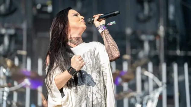 Evanescence perform at the Sick New World music festival. LAS VEGAS^ NEVADA - May 13^ 2023