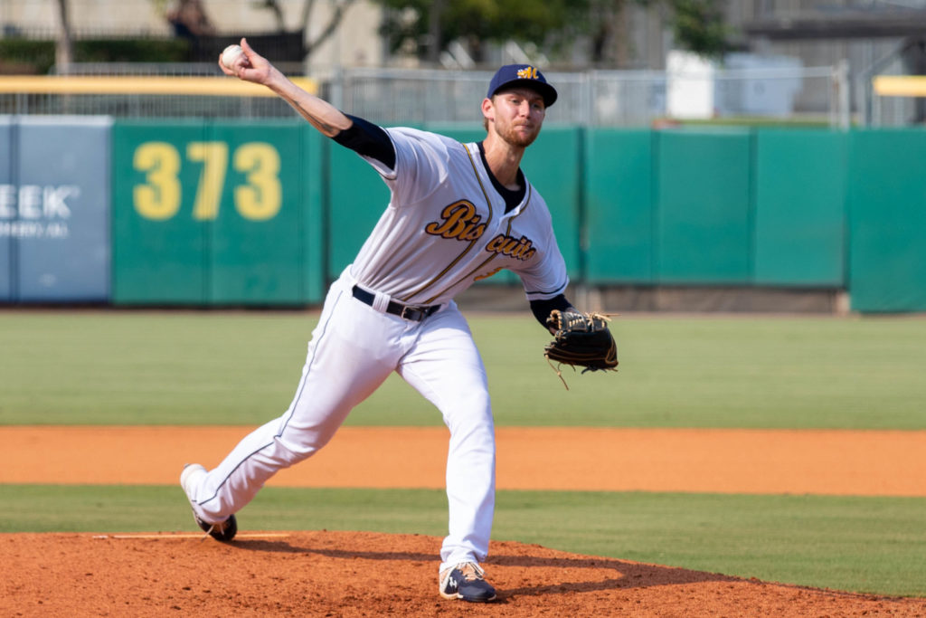 Photos – Easton McGee, Pitcher for Montgomery Biscuits – Your Sports Edge  2021