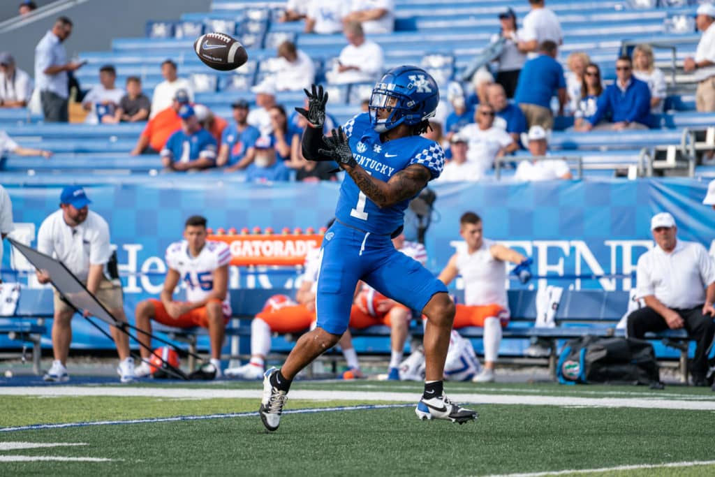 UK wide receiver Wan'Dale Robinson drafted in second round to New York  Giants