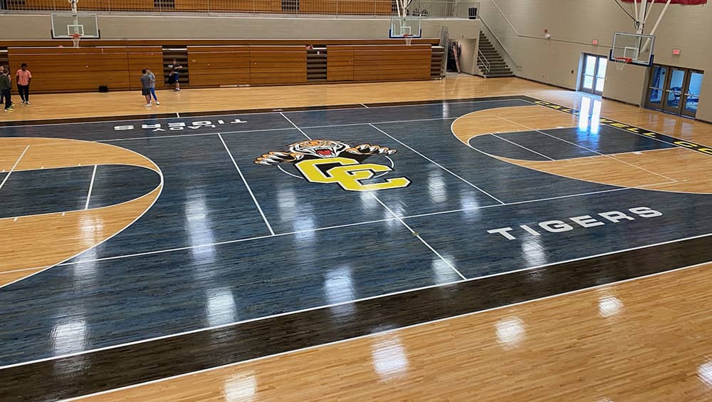 PHOTOS Caldwell County Court Gets New Design Your Sports Edge 2021
