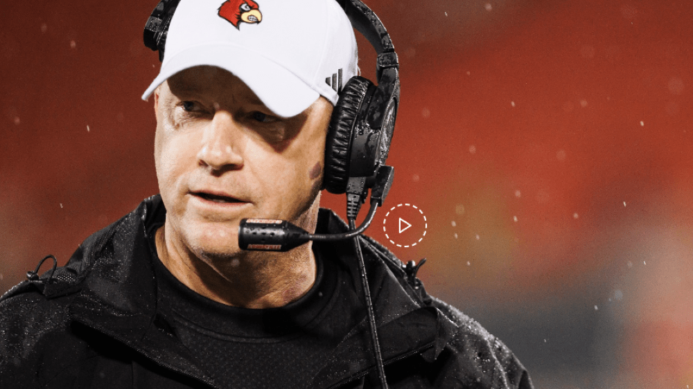 Jeff Brohm is back home coaching Louisville with much expected of