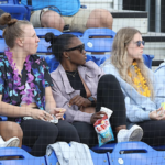 Kentucky volleyball players enjoyed watching UK softball last spring but now it is time for them to start their season. (Vicky Graff Photo)