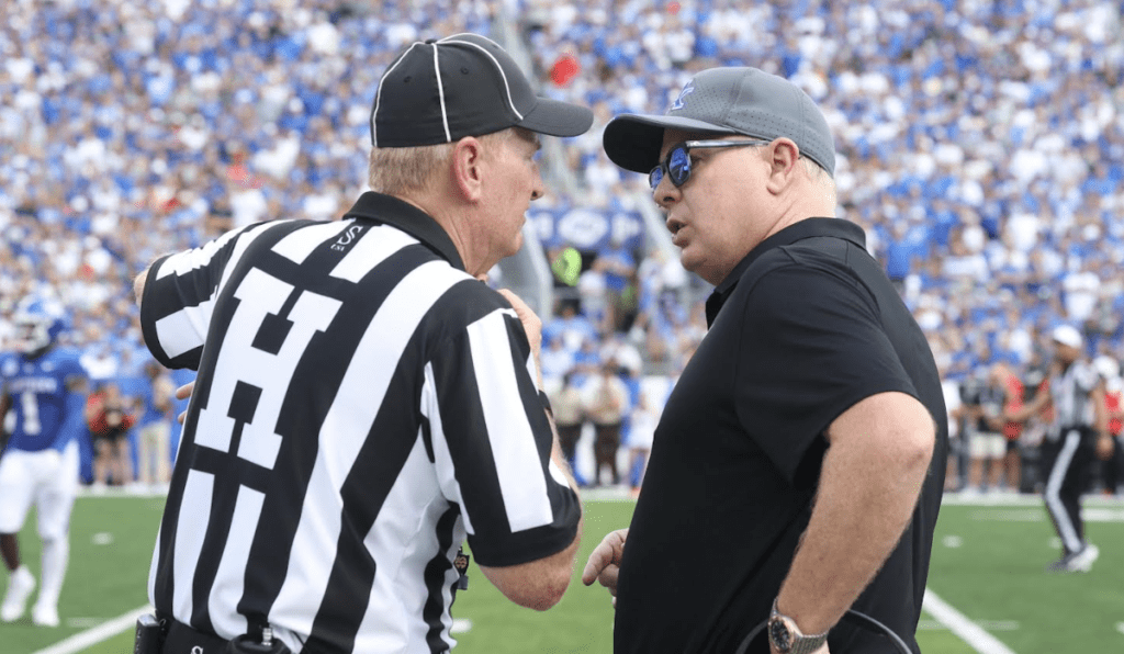 UK Coach Mark Stoops responds to 'basketball school' comments