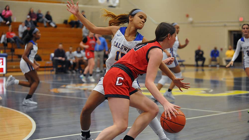 Lady Storm Completes Sweep of Caldwell County 60-52 | Your Sports Edge 2021