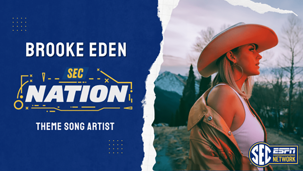 Country music star Brooke Eden reworks SEC Nation theme song
