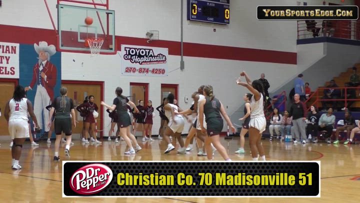 HIGHLIGHT REEL – Christian County 70 Madisonville 51 | Your Sports Edge ...