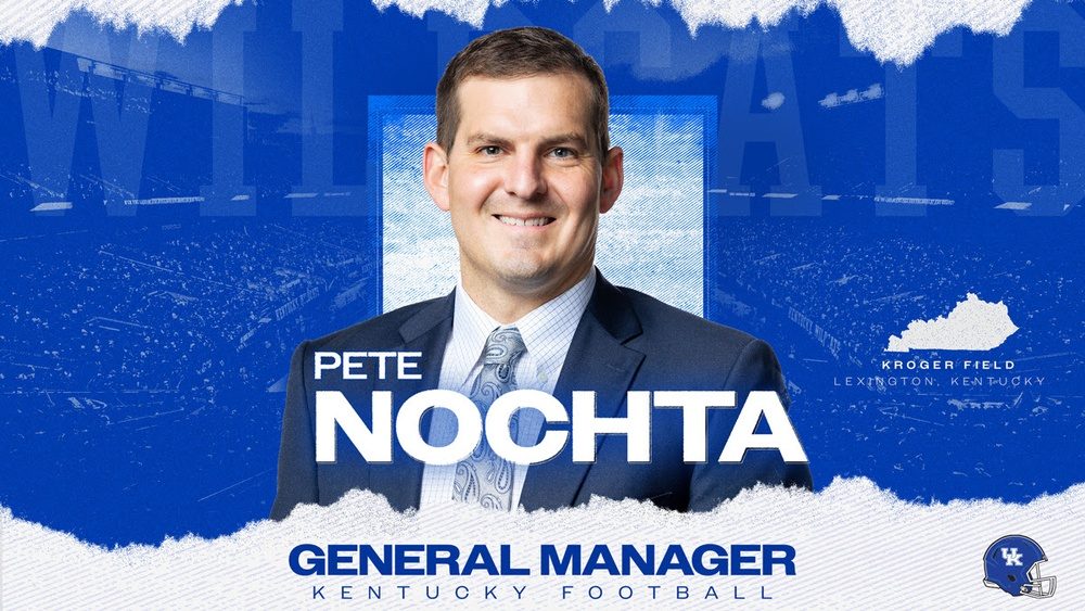 Pete Nochta Named Kentucky Football General Manager