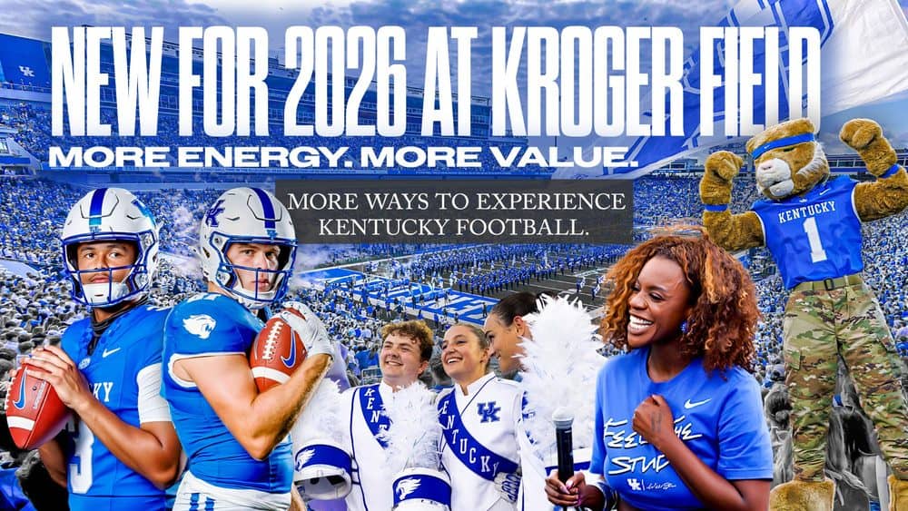 Kentucky Football Announces Fan Experience Enhancements for 2026 Season at Kroger Field