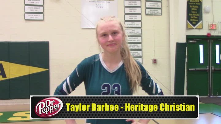 HCA’s Taylor Barbee Talks Winning All A Regional