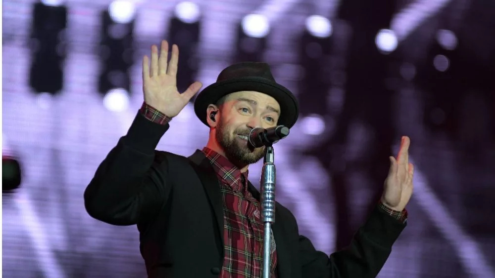 Justin Timberlake^ during the presentation of his show at Rock in Rio 2017 in Rio de Janeiro^ Brazil. Rio de Janeiro^ September 18^ 2017.
