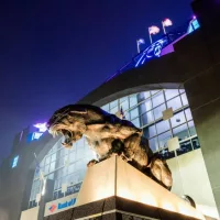 Panthers NFL Stadium in downtown Charlotte