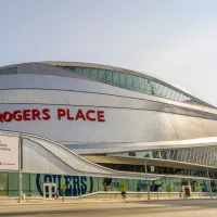 Rogers Place Arena in Canadian Alberta^ home of the Edmonton Oilers (NHL) Edmonton^ Canada - July 22^ 2017