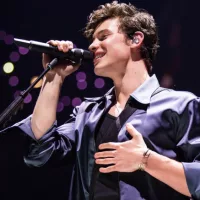 Shawn Mendes peforms live the O2 Arena on April 16th 2019 in London^ England.