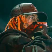Lil Wayne Performing on stage at OneMusic Festival. Atlanta^ Georgia USA - October 10 2022