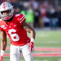 Jameson Williams #6 - NCAA Division 1 Football University of Maryland Terrapins Vs. Ohio State Buckeyes on November 11th 2019 at the Ohio State Stadium in Columbus^ Ohio USA