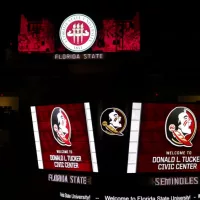 Donald Tucker Civic Center^ home of the Florida State Seminoles basketball team. tallahassee^FL/USA -3/20/19