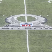 Overall view of the Pro Bowl logo at mid field during the Pro Bowl at Camping World Stadium. Jan 26^ 2020; Orlando^ FL USA