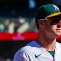 Oakland Athletics outfielder Brent Rooker/game against the Detroit Tigers at the Oakland Coliseum. Oakland^ California - September 24^ 2023