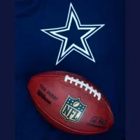 NFL Dallas Cowboys club equipment with NFL official ball^ product shot