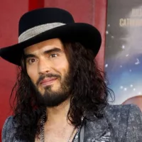 Russell Brand at the World premiere of 'Rock of Ages' held at the Grauman's Chinese Theatre in Hollywood^ USA on June 8^ 2012.