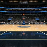 empty nba basketball court hd dynamic image court view