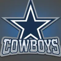 Sports logo vector-style image of dallas cowboys football logo