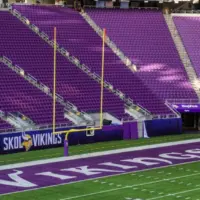 Interior view of U. S. Stadium in Minnesota^ SKOL Vikings - MINNEAPOLIS^ MN. November 14 2018