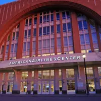 AMERICAN AIRLINES CENTER^ multi-purpose arena^ used for sports and concerts. It is located in Victory Park near downtown Dallas^ Texas.