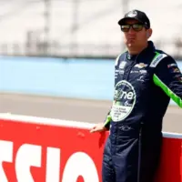 NASCAR Cup Series driver^ KYLE BUSCH (8) of Las Vegas^ NV gets ready to practice for the Go Bowling at The Glen in Watkins Glen^ NY. Watkins Glen^ NY USA - August 09^ 2025