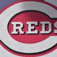 Cincinnati Reds logo on window at Goodyear Ballpark Goodyear Arizona 1-13-2021